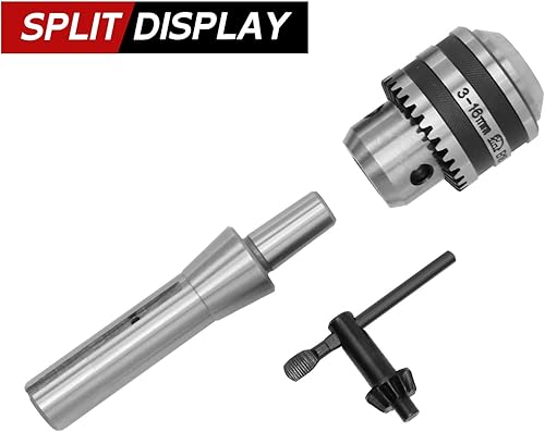 Miniatura 6 de 34 "Heavy Duty Drill Chuck Chuck R8 Shank R8 Drill Chuck Key