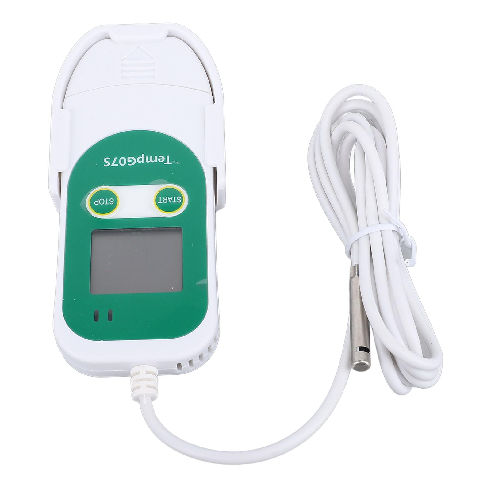 Temperatur-Feuchtigkeits-Datenlogger, Digitaler USB-Temperatursensor mit PDF-CSV-Datenberichten und Konfigurierbaren Aufzeichnungsintervallen, Feuchtigkeitsmonitor mit Externer Sonde für Kälte