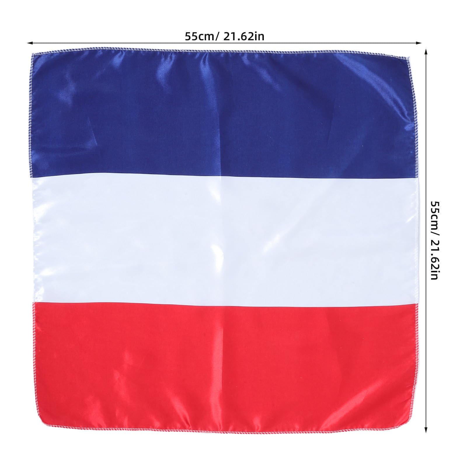Healeved 15 Pezzi Bandana Bandiera Francese in Poliestere, Riutilizzabile e Traspirante, Classico Bohemien per Attività All'aperto e Festival
