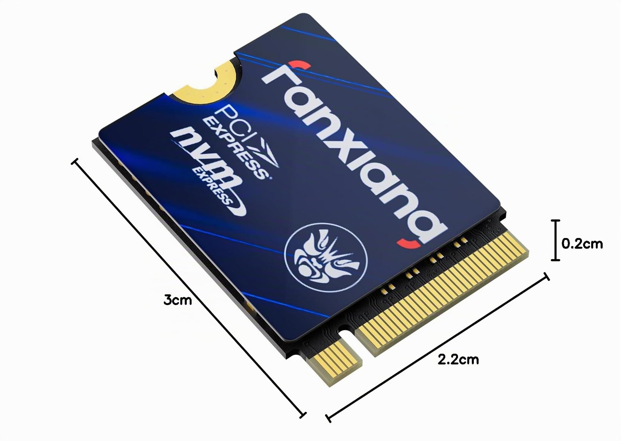 fanxiang S630 2To SSD M.2 2230, NVME M2 PCIe Gen4x4, Jusqu'à 5200Mo/s, pour Rog Ally, Steam Deck, Microsoft Surface Pro, Mini PC, Ultrabook - Disque Dur SSD Interne