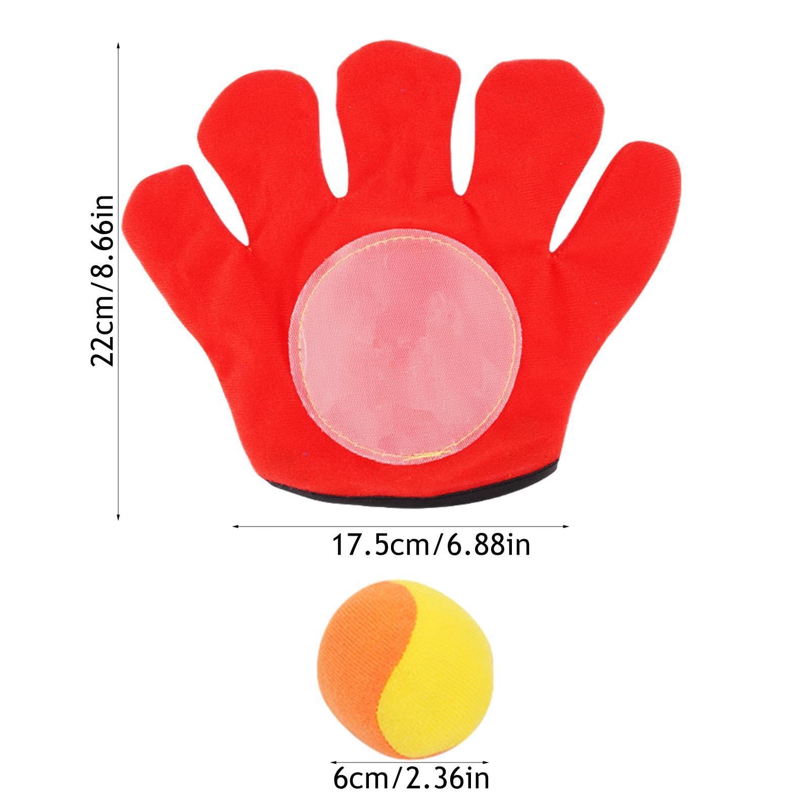 E Prendi La Palla - Set Di Giochi E Prendi La Palla | Giocattolo Sportivo Per Genitori E Figli Con Racchette Da Presa | Set Di Palline Appiccicose, Guanto In Morbido, Materiale In