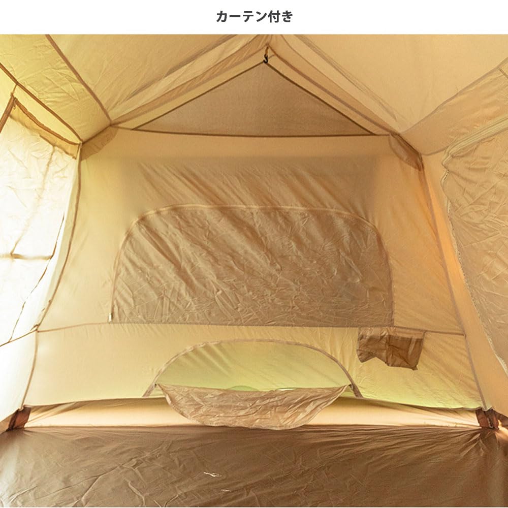 Amazon.co.jp: DOGBOO大型 ワンタッチテント 4~6人用 ロッジ型 小部屋
