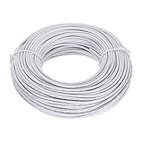 Vista 63 de MECCANIXITY Alambre de Conexión Trenzado de PVC 24AWG, Cobre Estañado UL1007, 30m/100ft Verde para Conexiones Internas