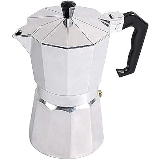 THW Aluminium Italian Espresso Filter Coffee Maker Percolat