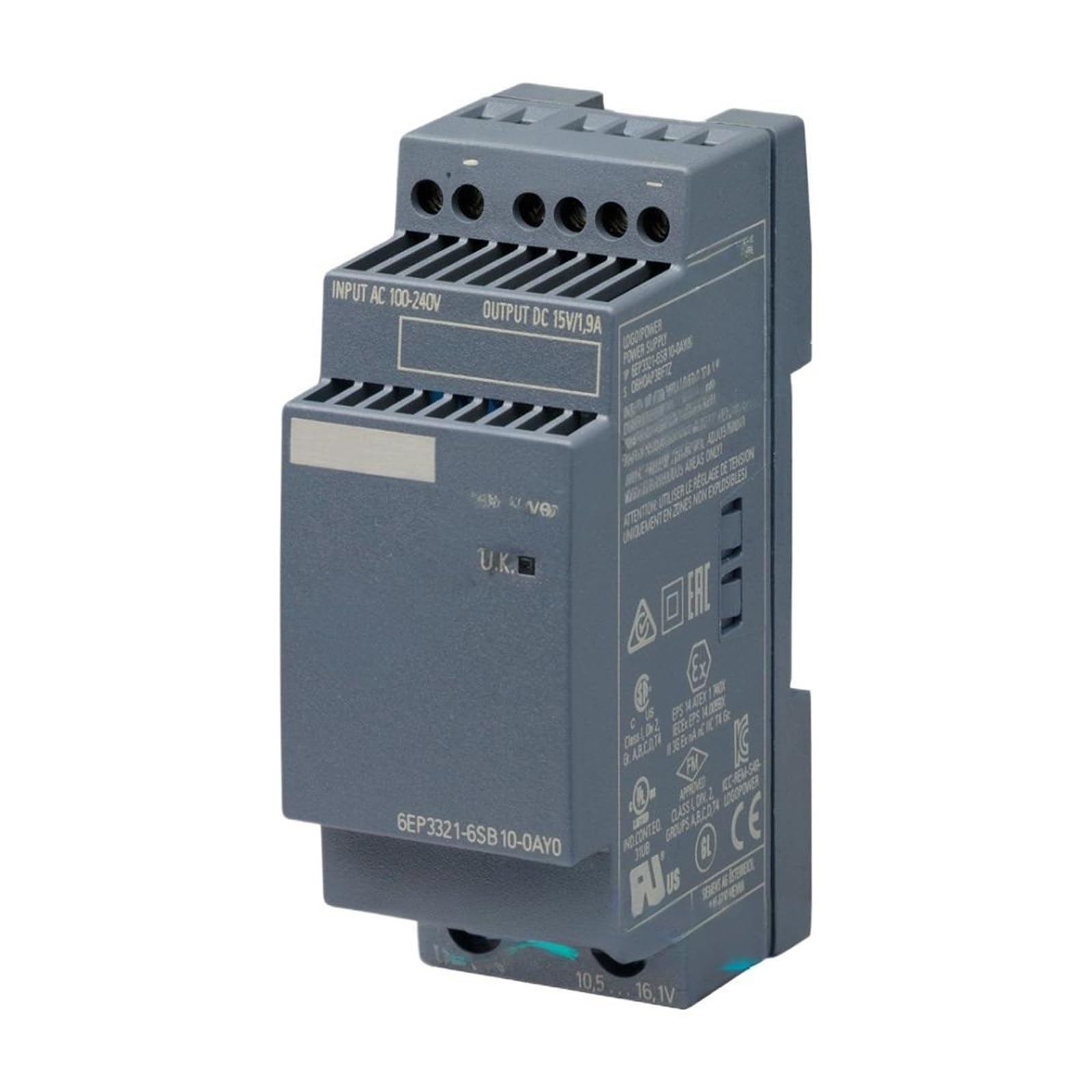 Alimentation 15V 1,9A pour corriger les variations tension 6EP3321-6SB10-0AY0