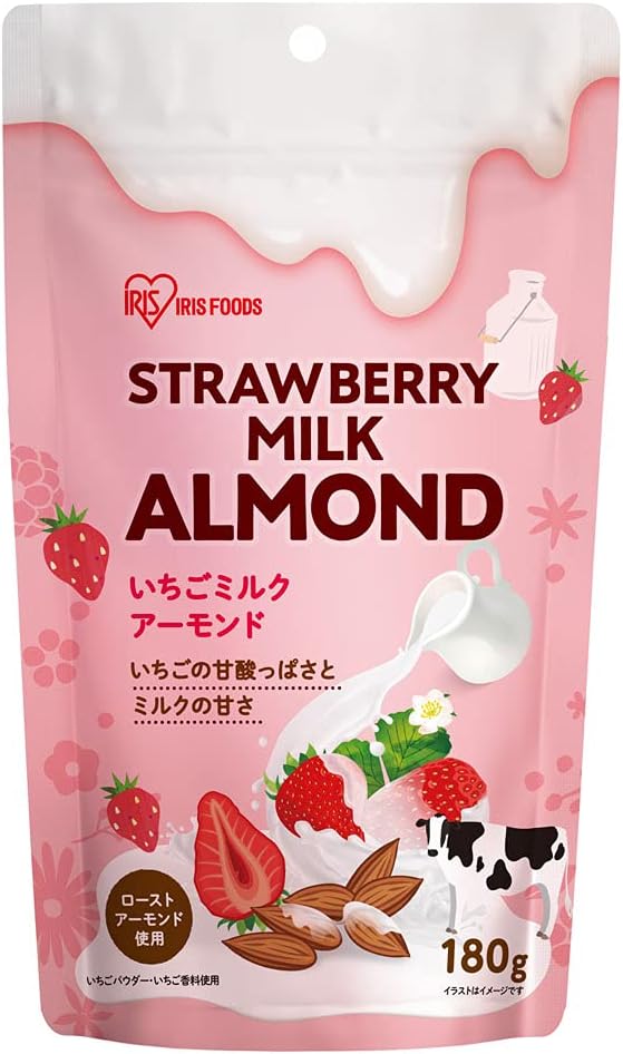Amazon アイリスオーヤマ アーモンド ナッツ いちごミルクアーモンド 180g 素焼きアーモンド おつまみ アイリスオーヤマ Iris Ohyama 食品 飲料 お酒 通販 Amazon アイリスオーヤマ アーモンド ナッツ いちごミルクアーモンド 180g 素焼きアーモンド おつまみ アイリスオーヤマ Iris Ohyama 食品 飲料 お酒 通販