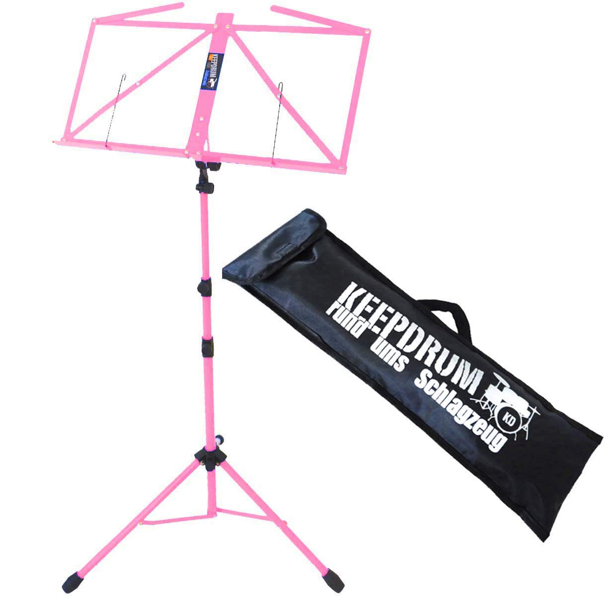 Keepdrum MUS3 PK Atril para partituras con funda