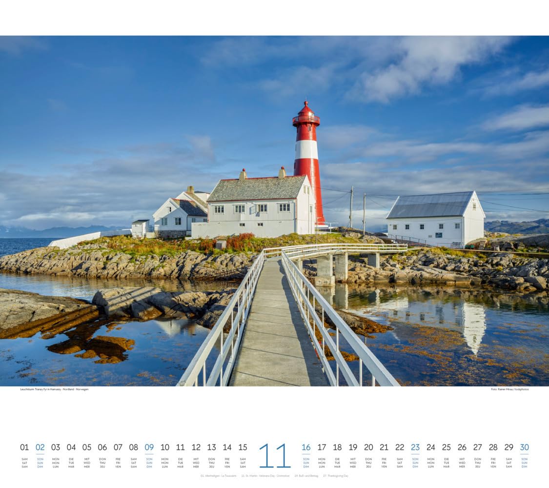 Wege Kalender 2025, Wandkalender im Querformat (54x48 cm) - Landschaftskalender mit traumhaften Pfaden in der Natur