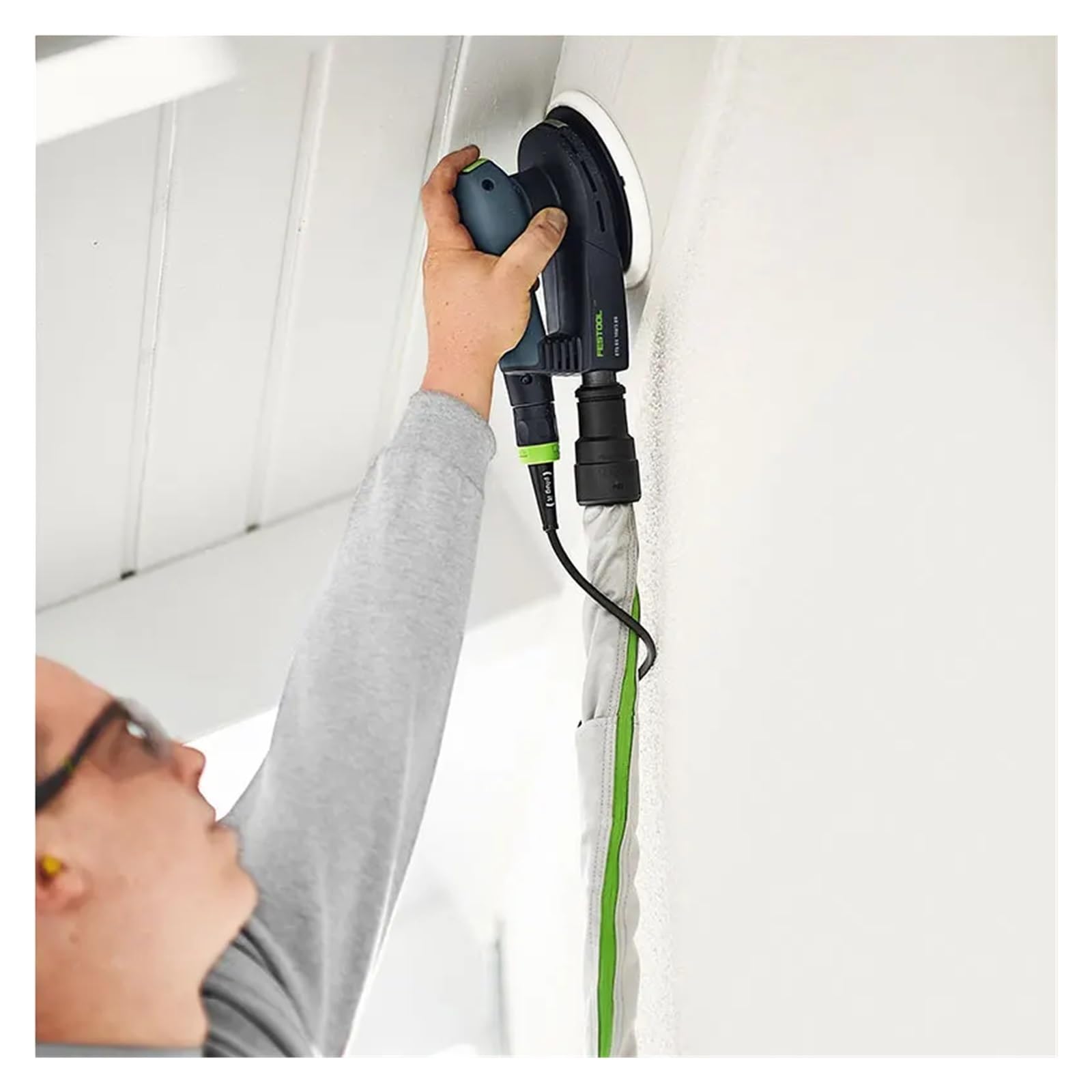 Twarda tarcza szlifierska 6 cali 150 mm bezpyłowa wielootworowa płyta podkładowa z hakiem pętelkowym do polerowania maszynowego Festool(3 pcs)