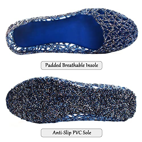 Image of Dear Time Women Flat Heel Summer Beach Jelly Shoes