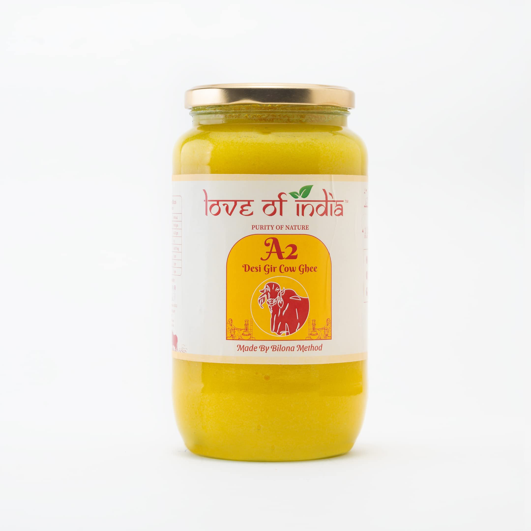 A2 gir cow ghee (1000ml) made by Bilona Prosess | Love of india