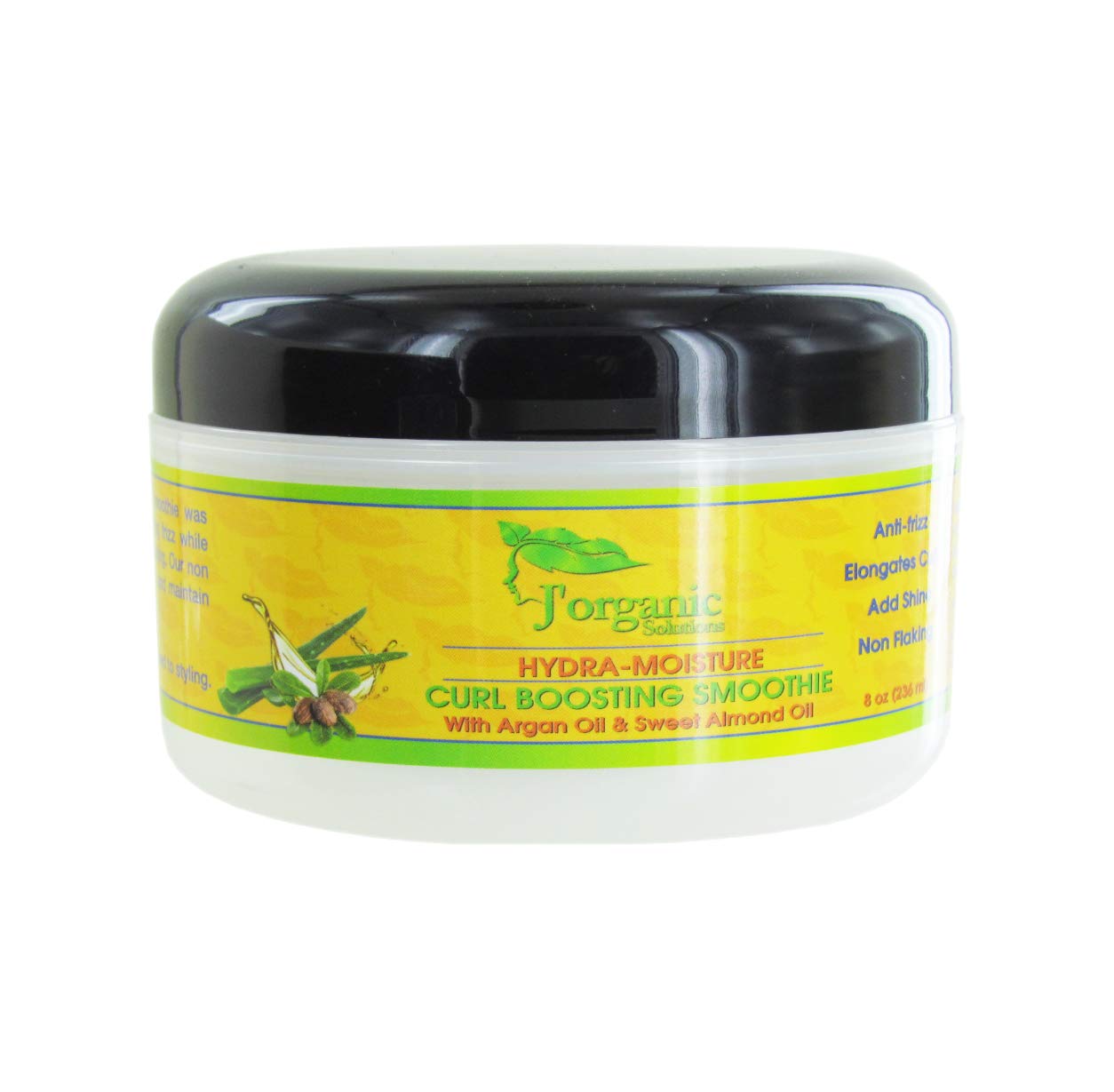 J'Organic Solutions Curl Boosting Smoothie Natural Gel (with argan oil & sweet almond oil)