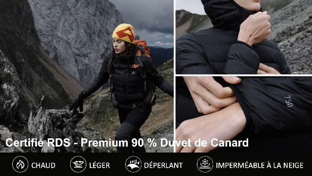 Doudoune MISSMAO Demi-Saison Matelassée à Capuche Pour Femme,Kaki Kaki