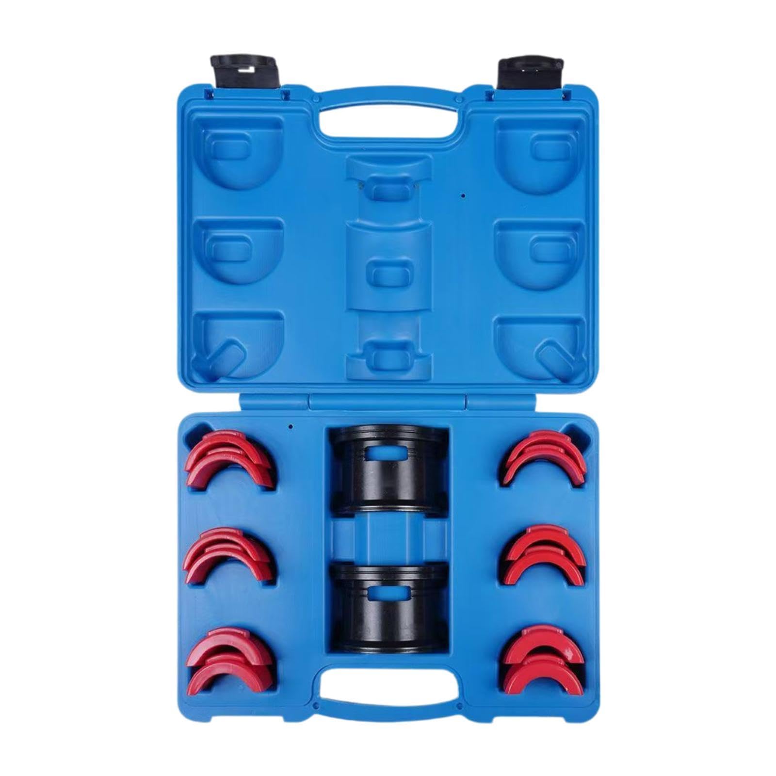 F Fityle Kit de Herramientas para Instalar retenes de Horquilla de Motocicleta, Universal, portátil, Profesional, 14 Piezas, 35 mm-50 mm