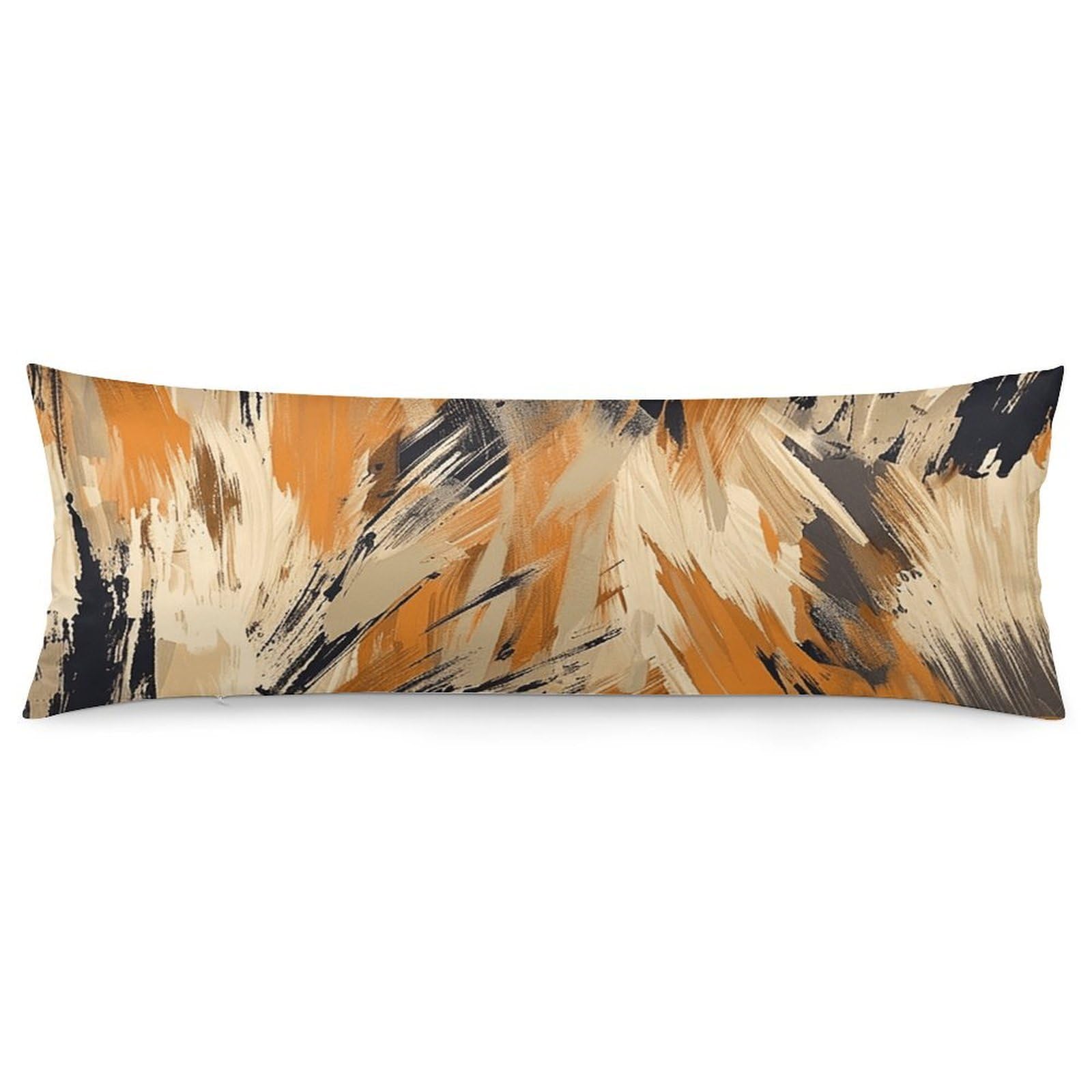 2 Pack Pillow Cases for Hair and Skin, Soft Breathable Pillow Case Covers with Hidden Zipper, with Tiger Stripes Pillowcase 20"x54" Pillow Covers for Sleeping Gift