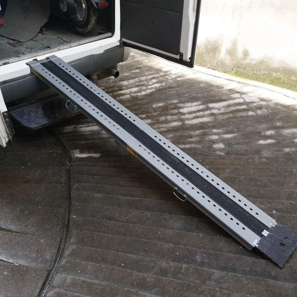 Podjazdy dla wózków inwalidzkich Podjazdy dla wózków inwalidzkich 2 sztuki Podjazdy dla wózków inwalidzkich Aluminiowe progi podjazdów Przenośne podjazdy Składane schody Podjazdy dla niepełnosprawny