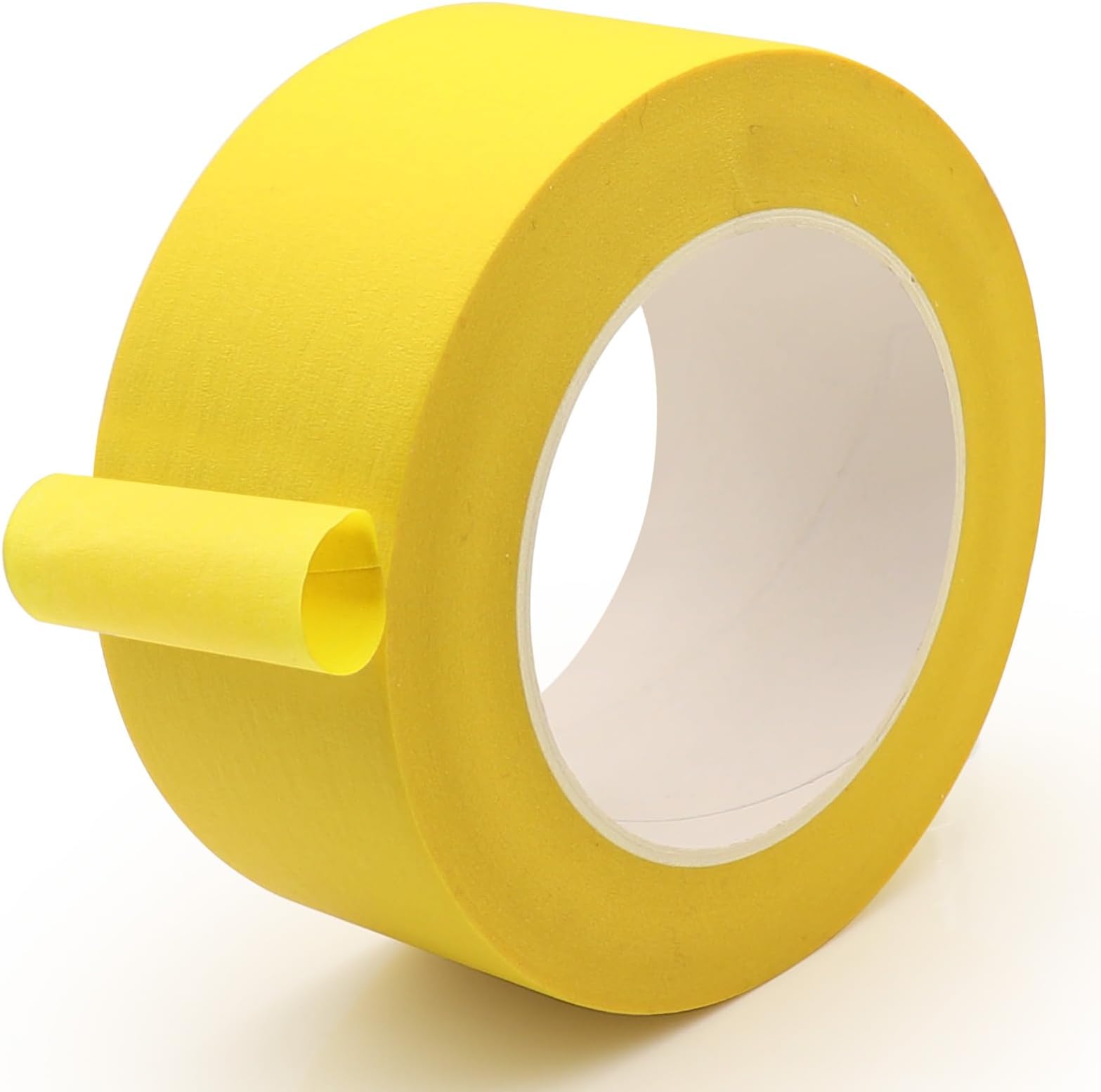 Masking Tape 2 Inch, Yellow Painters Tape 2 Inch Wide, General Purpose Tape for Home Wall Painting, Building, School Stationery, Labeling, Edge Finishing, 2 Inches x 55 Yards