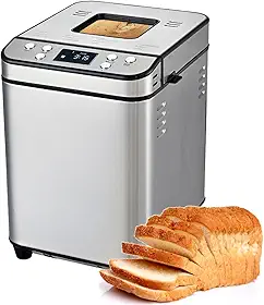 Máquina de Pão Caseiro Automática Elétrica para Cozinha Doméstica (110V)