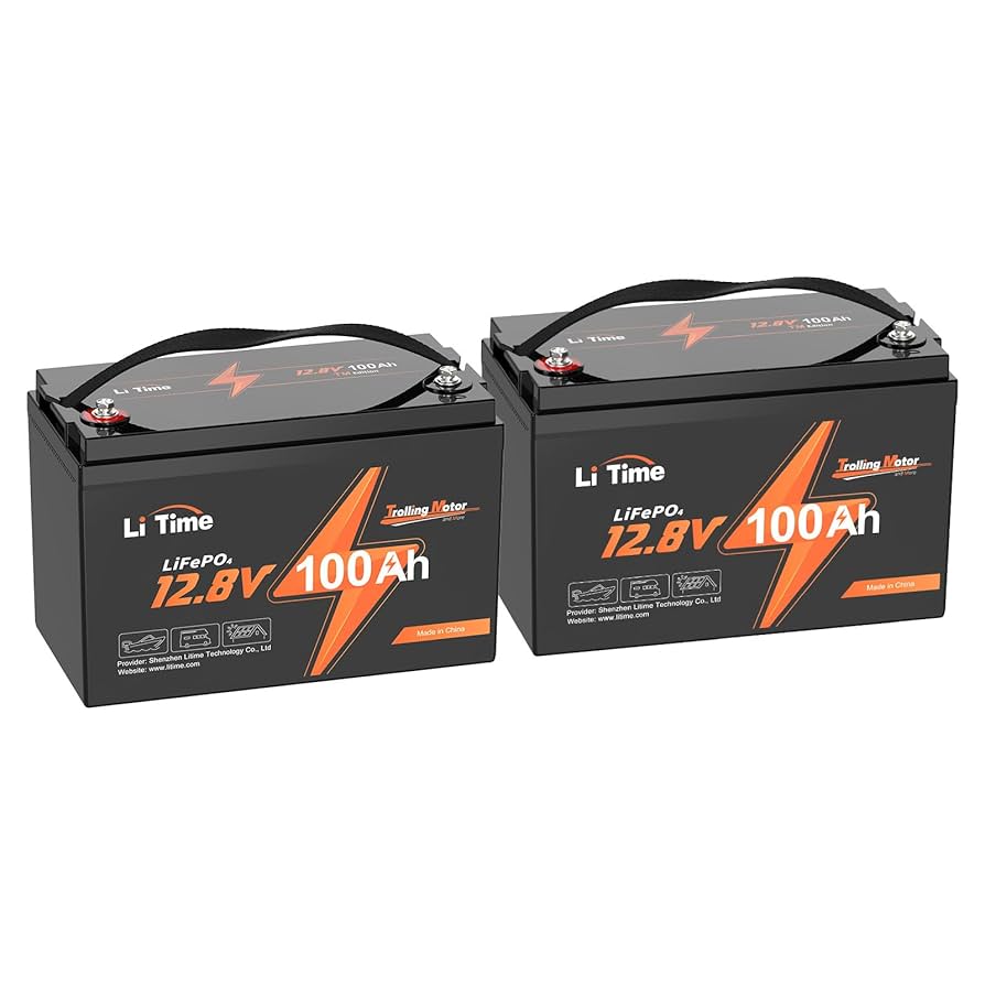 【LiTime】12V100Ah LiTime 12 Volt 100Ah Max Lithium Battery - 2C Discharge Rate