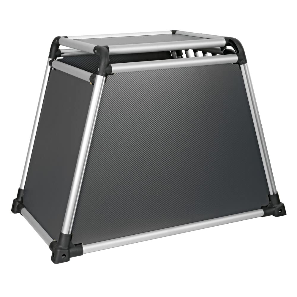 LAMPA 60508 Transportbox Tiertransportbox Kofferraum 90cm 55cm 66cm Aluminium Stoff