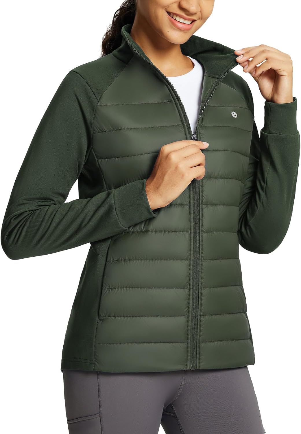 baleaf Women’s Running Jacket Winter Lightweight Water Resistant Puffer Coat Fall Cold Weather Hiking Zip Pockets baleaf Women’s Running Jacket Winter Lightweight Water Resistant Puffer Coat Fall Cold Weather Hiking Zip Pockets