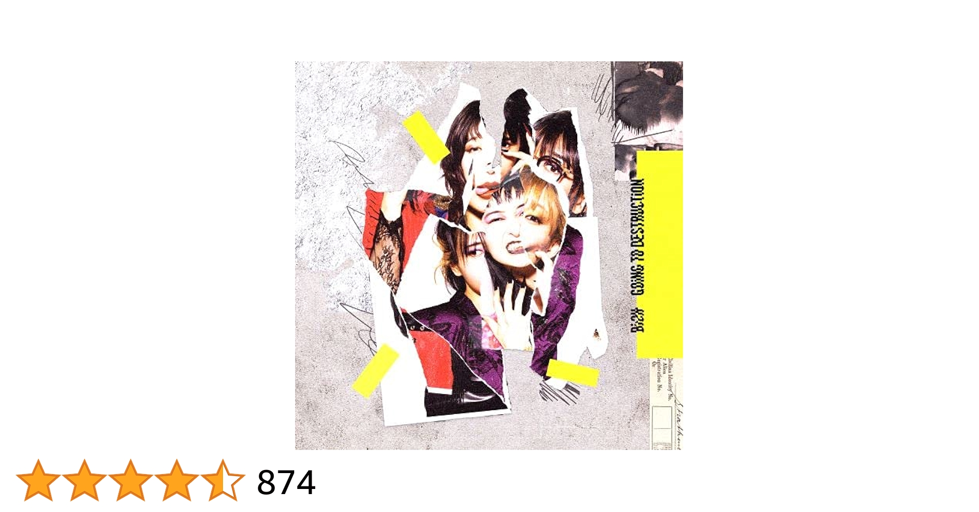 BiSH GOiNG TO DESTRUCTiN+MTV メンバー直筆サイン付き BiSH CD