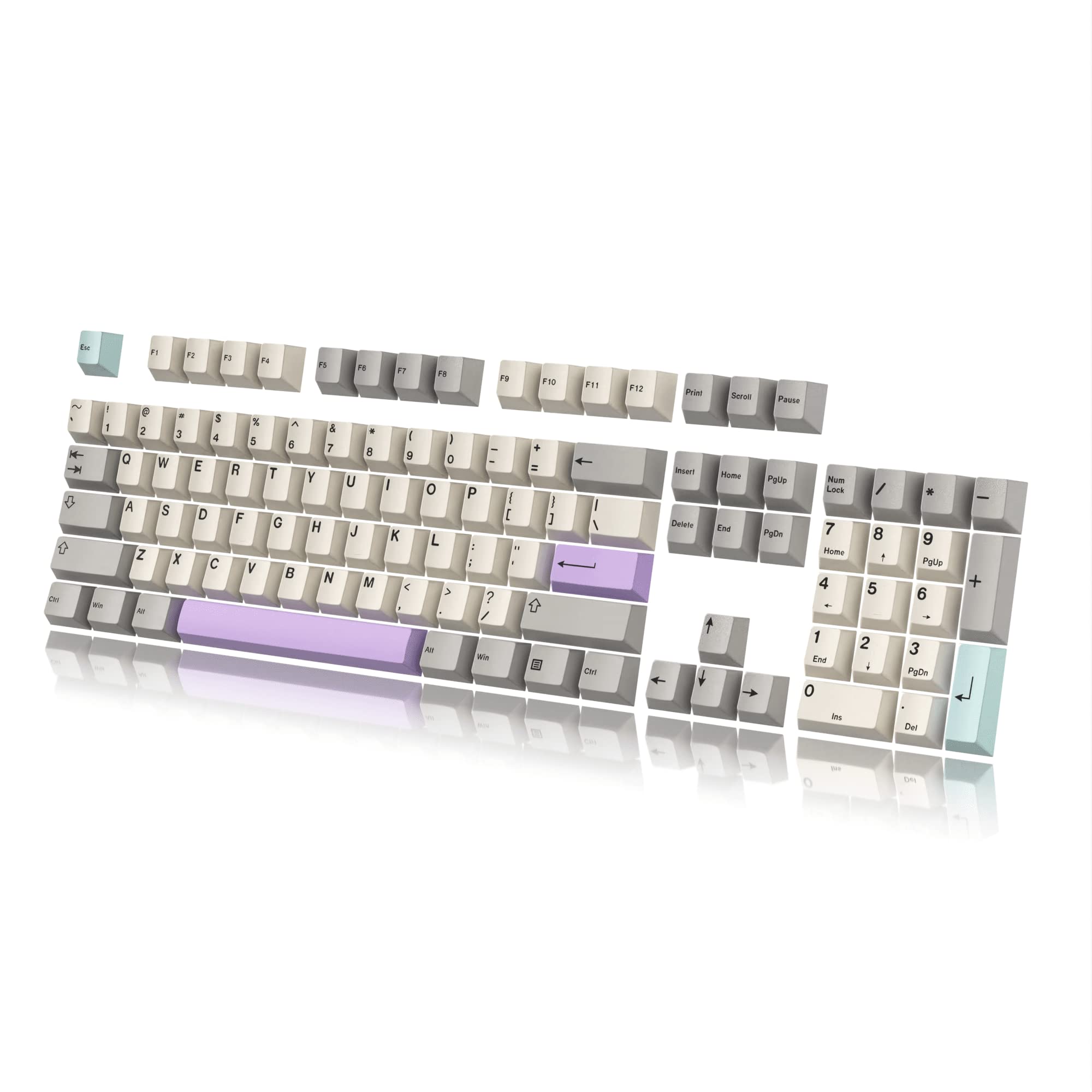 Buy HK GAMING Custom Keycaps Dye Sublimation PBT Keycap Set for