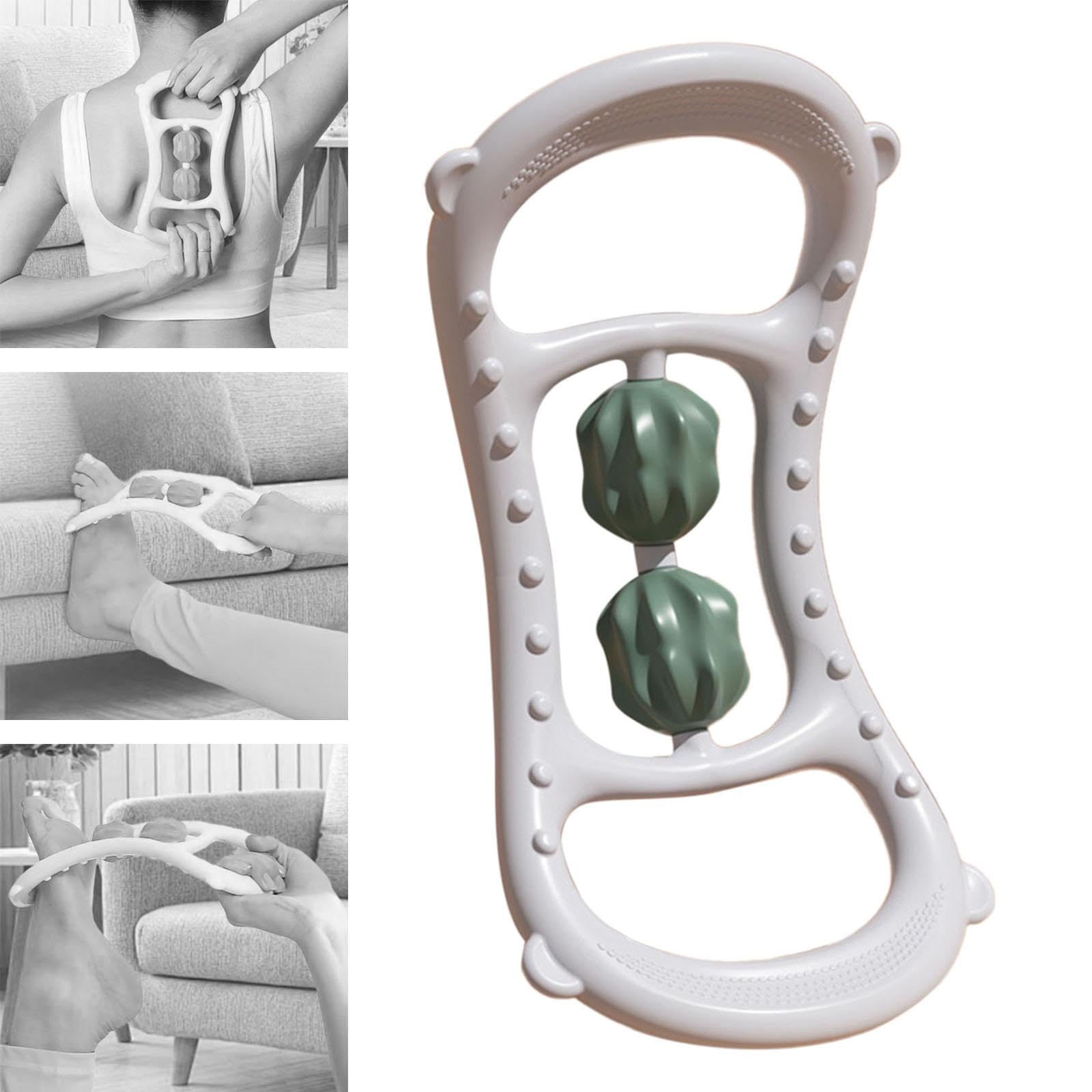 QSTDGVPW Ring Pilates Circle, Massage Ring Pilates Training Ring for Back Thighs, White