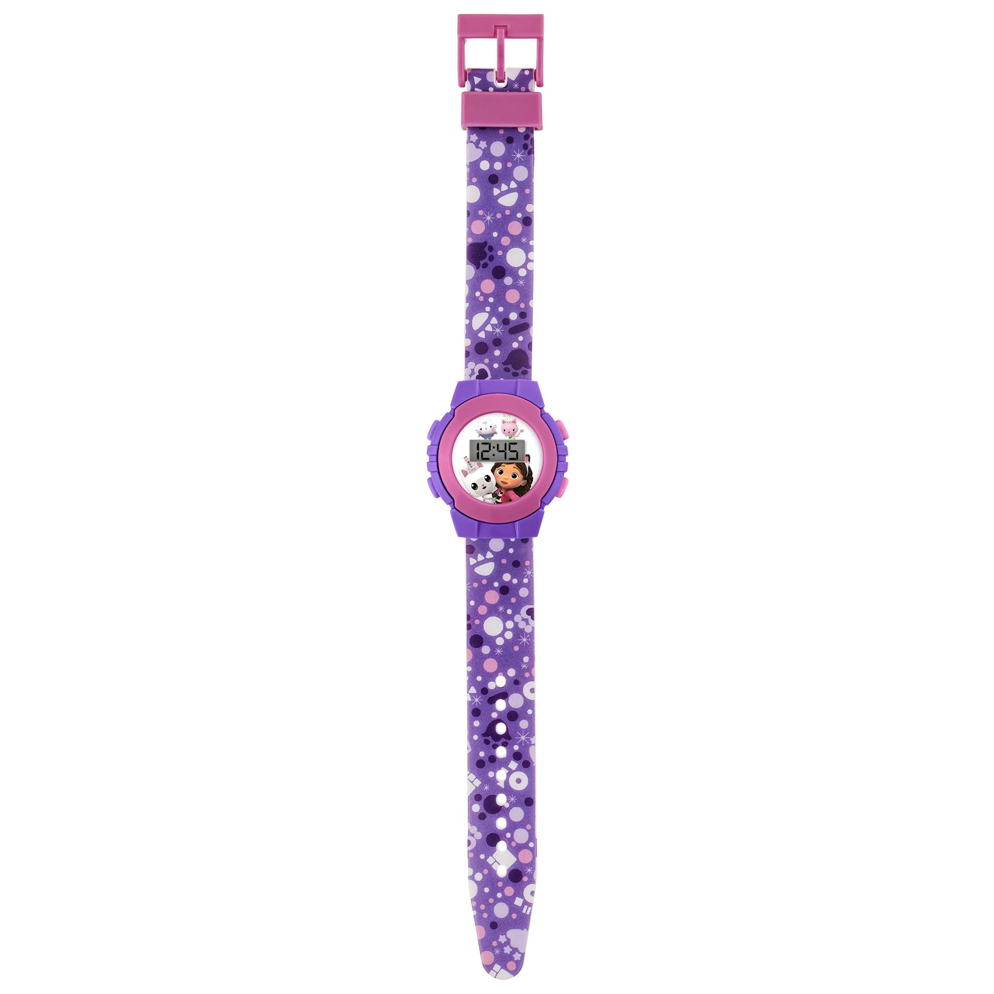 Disney Gabby's Dollhouse Digital Watch GAB4069 Purple