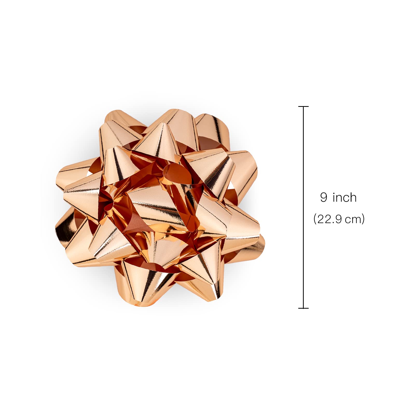 Amazon.com: WRAPAHOLIC 9” Gift Bow - 1 Bow - Rose Gold Design 