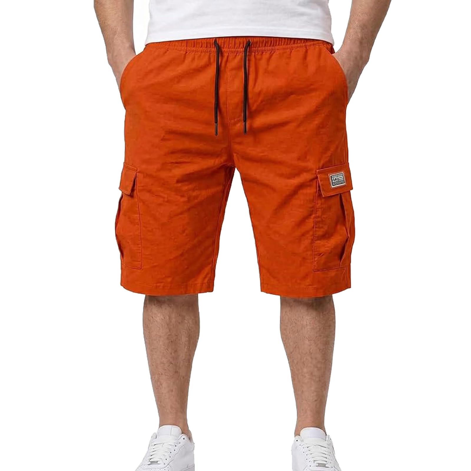 Men's Sport Cargo Shorts - 2026 New Men’s Casual Tactical Style Drawstring Stretch Cargo Shorts — view 12
