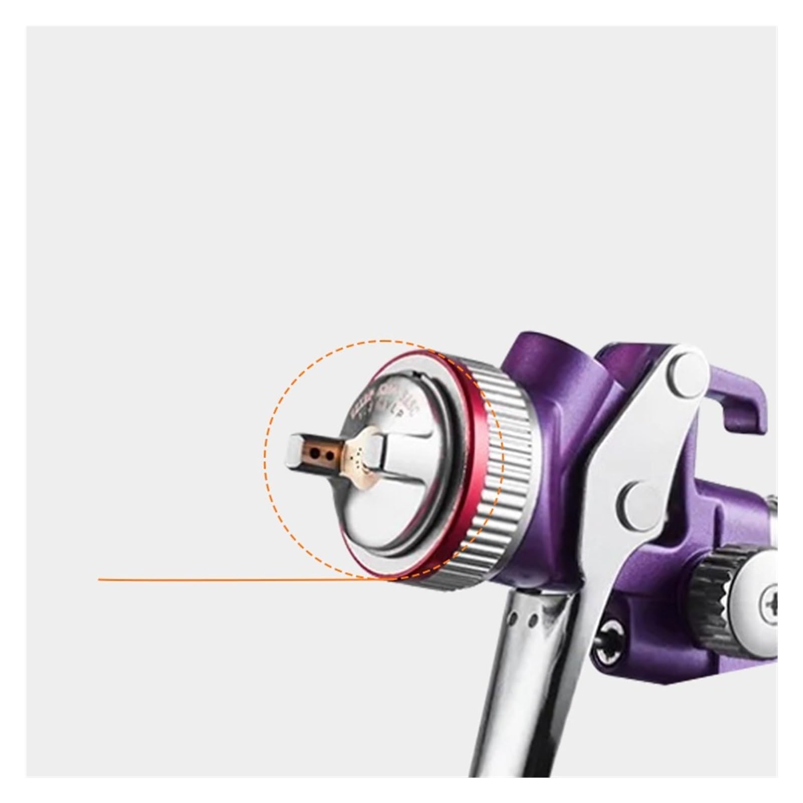 Pistola per verniciatura, Pistola a spruzzo for vernice auto Jet RP Limited Edition 1,3 mm HVLP 600 ml, Verniciatura liscia