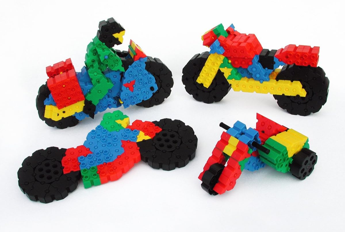 Morphun Motocicletas 360 piezas Juego de construcción Bloques de construcción Vehículo Kit de construcción para niños