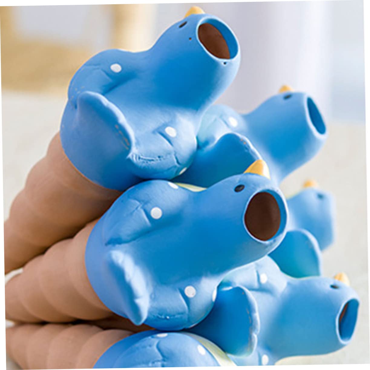 Didiseaon Gocciolatore Automatico per Piante in Vaso, 4 Pezzi, Ceramica | Controllo del Volume D'acqua, Facile da Usare, Resistenza All'usura, per Prato e Patio
