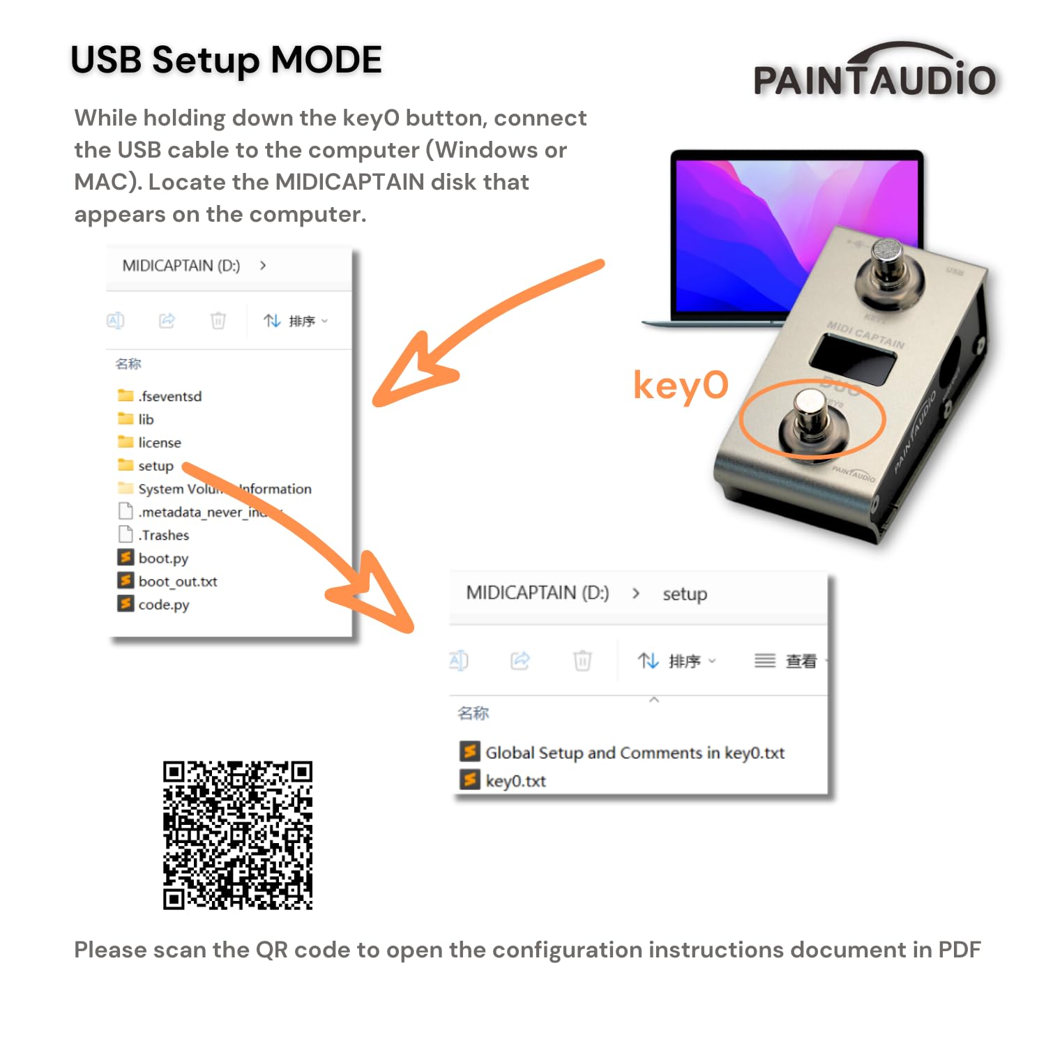 Paint Audio MIDI Captain DUO Foot Controller Multi-Effekte Keyboards Synthesizer USB-MIDI DAW DSP Software USB-HID Unterstützung Multi-state Switch Cycling (MIDI Captain DUO)