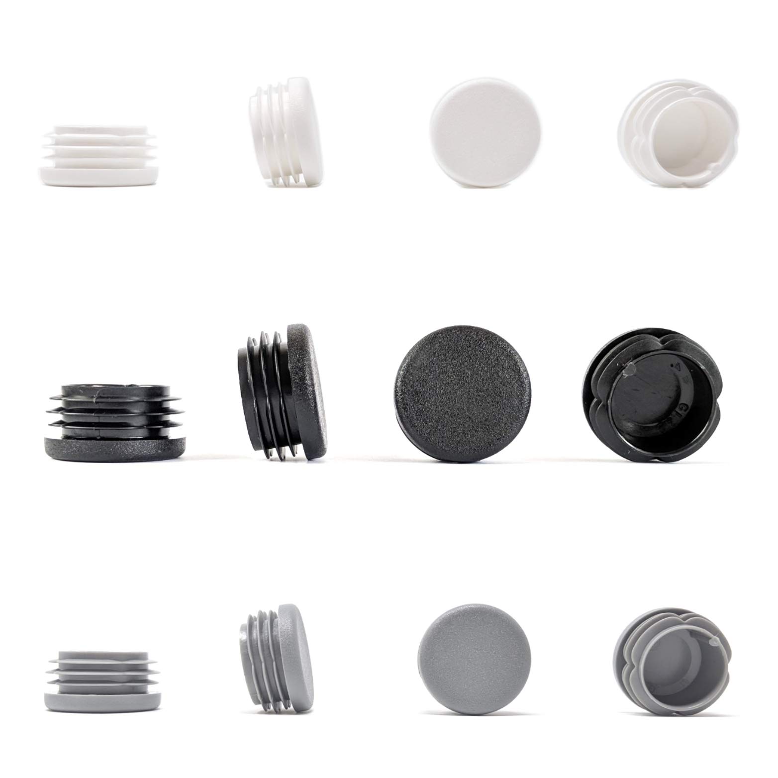 Tubi Ponteggi 4 Tappi Terminali Per Tubi Tondi Neri - Diametro 7/8" (0.875"), Per Spessori 14-20 Gauge Chiusure Per Tubi Tondi - Foto 6