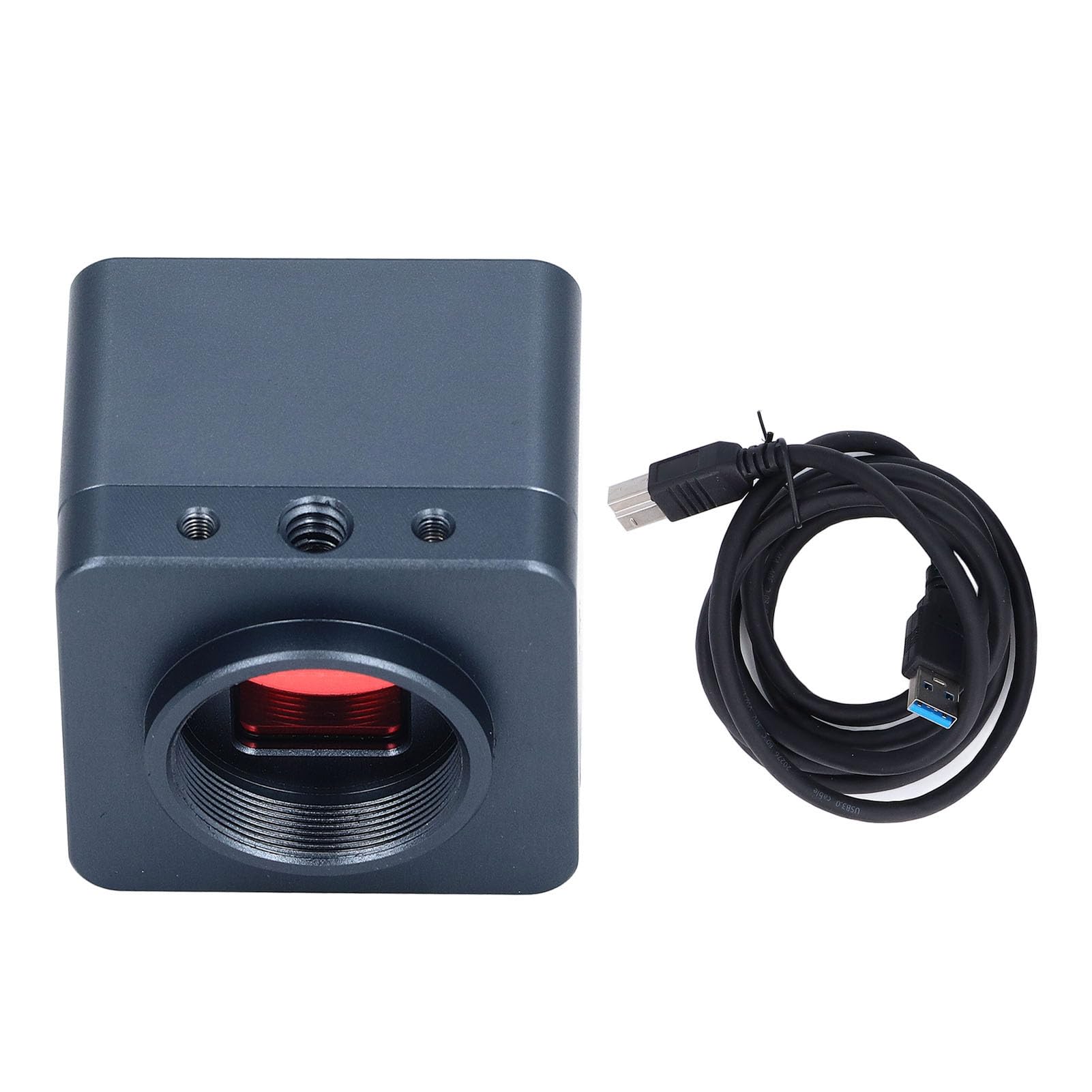 Aramox Elektronisches Okular, Digitaler USB-Mikroskop-Imager, 8 MP, 4K-UVC-Kamera, Okular mit Progressiver Abtastung, Weißabgleich und Messung für den Naturwissenschaftlichen Unterricht Im