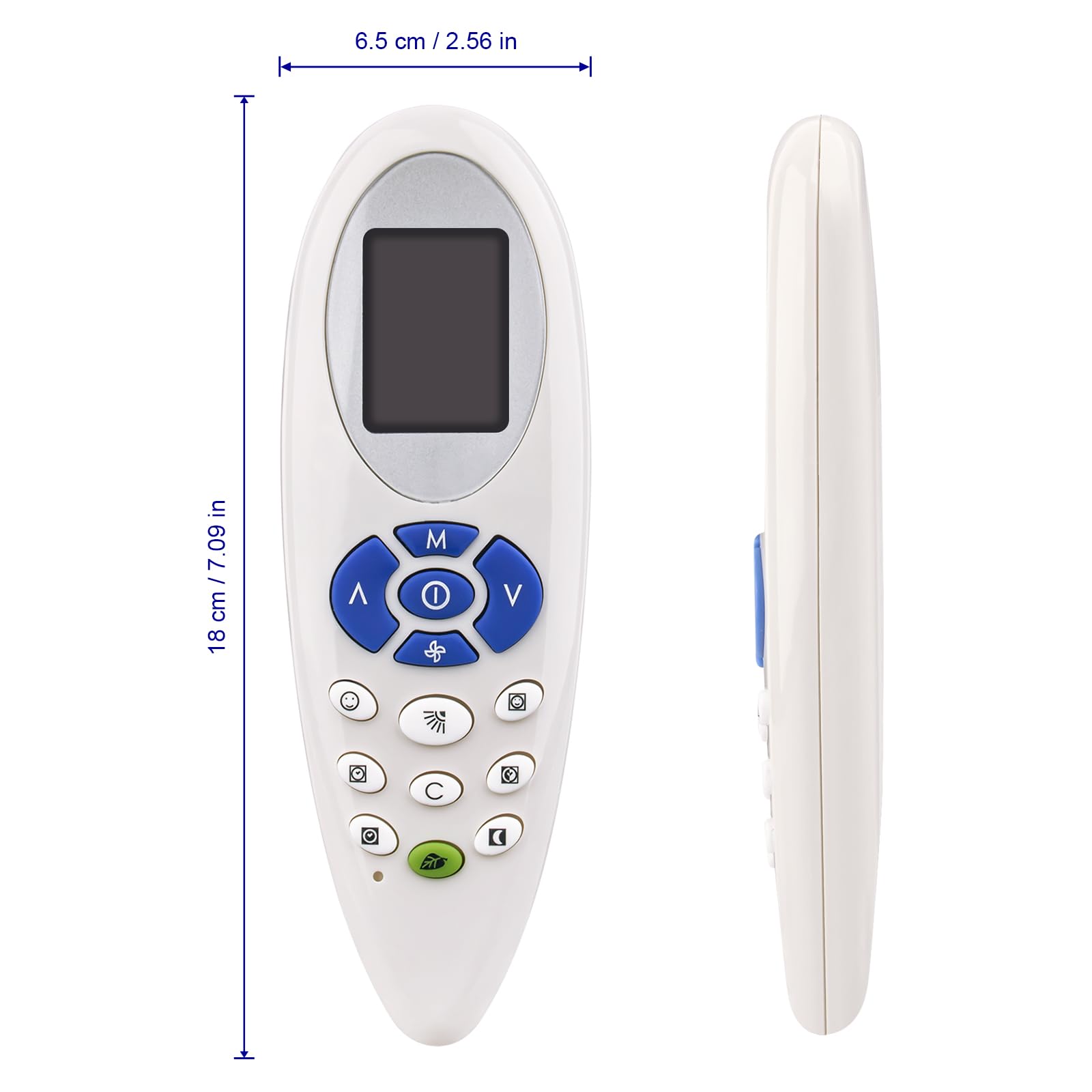 Telecomando Di Ricambio VINABTY ABS10FP Per Condizionatori Zibro E Qlima – Compatibile, Facile Da Usare