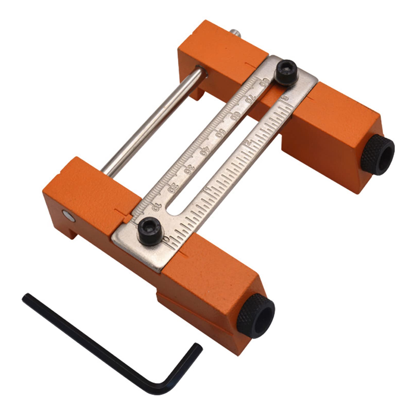 Tsophreniq Wood Dowel Puncher Locator Carpentry Tools Woodworking Positioning Hole Opener Hinge Drilling Guide Jig Guide Puncher Locator Door Cabinets
