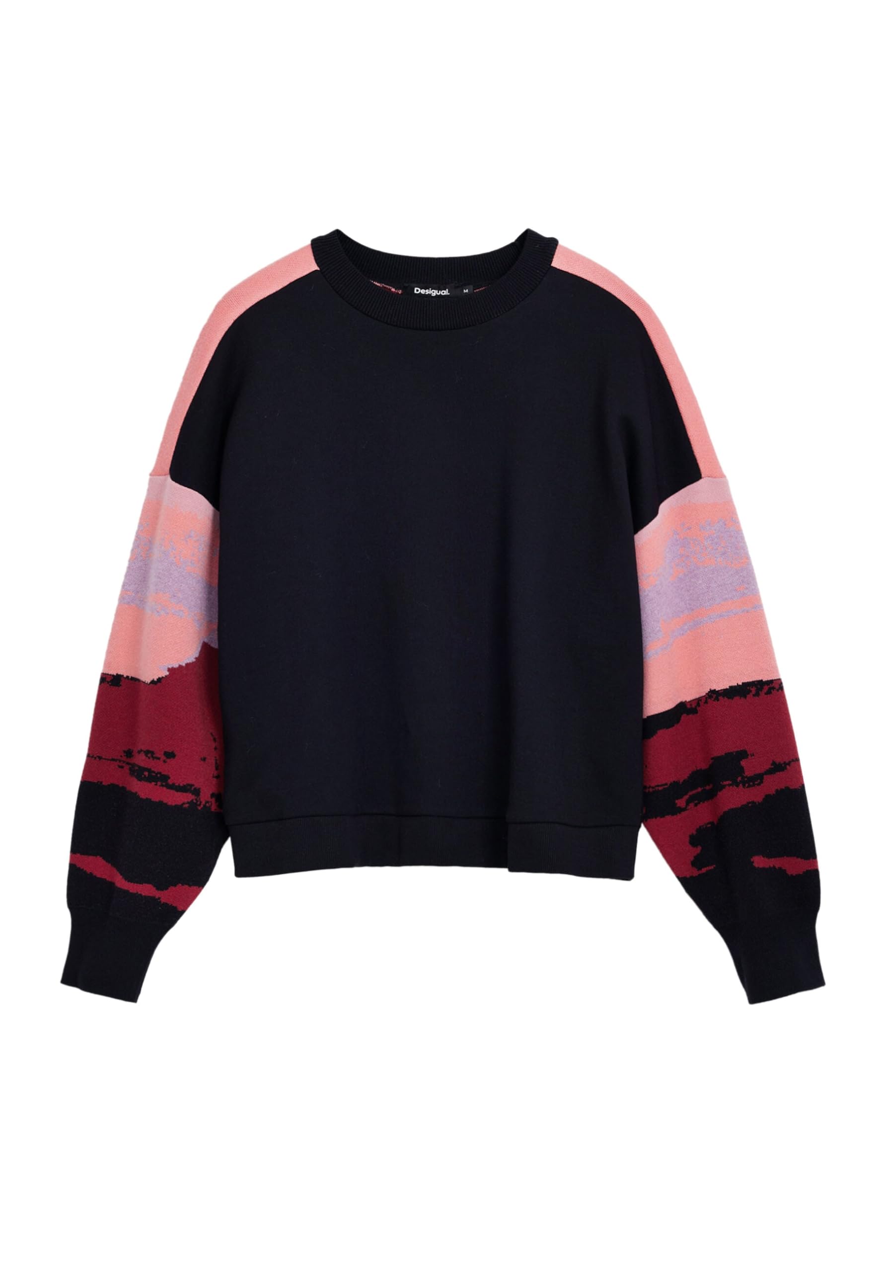 Desigual REPRIS_SWEAT_KARLA, 2000 BLACK, S