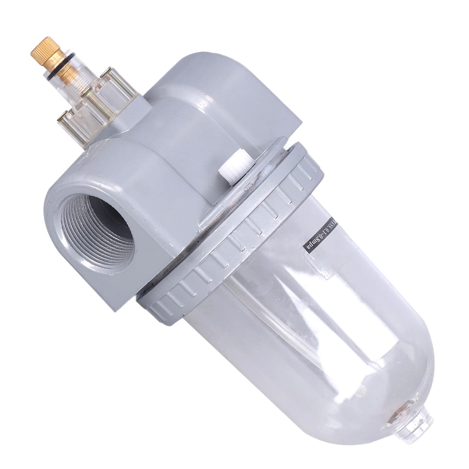 Aramox Schmiergerät, Pneumatisches Schmiergerät aus Aluminiumlegierung, 1,0 MPa, PC-Bechersicheres Ölzerstäubungsgerät für Komprimierte Geräte und Pneumatische Systeme (QIU-50)