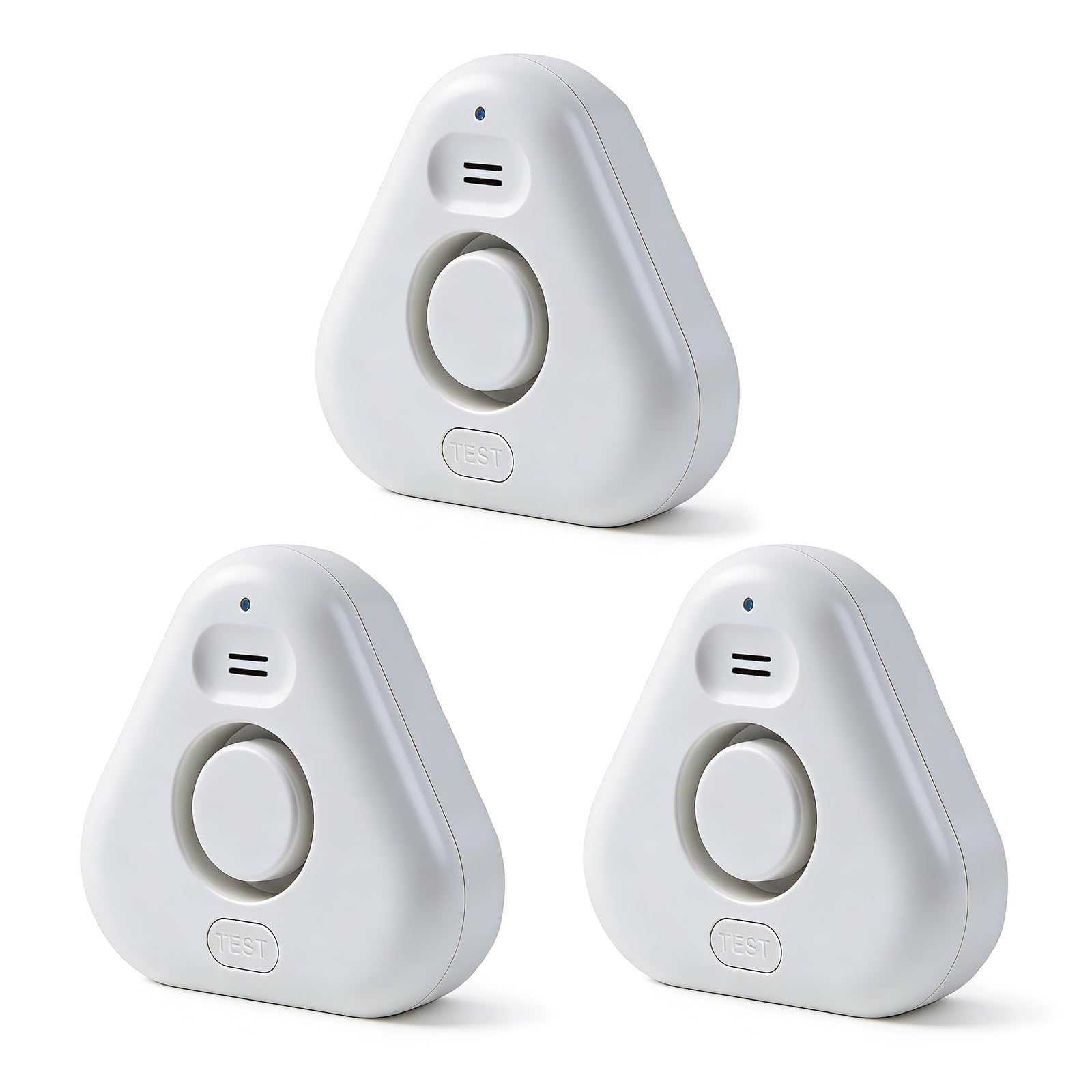 Wi-Fi sensore allagamento con Batterie, Rilevatore perdite acqua tubi IP66 con Allarme Regolabile fino a 120 dB, Sensore di Livello per Cucine, Bagni e Cantine, 3 Pezzi