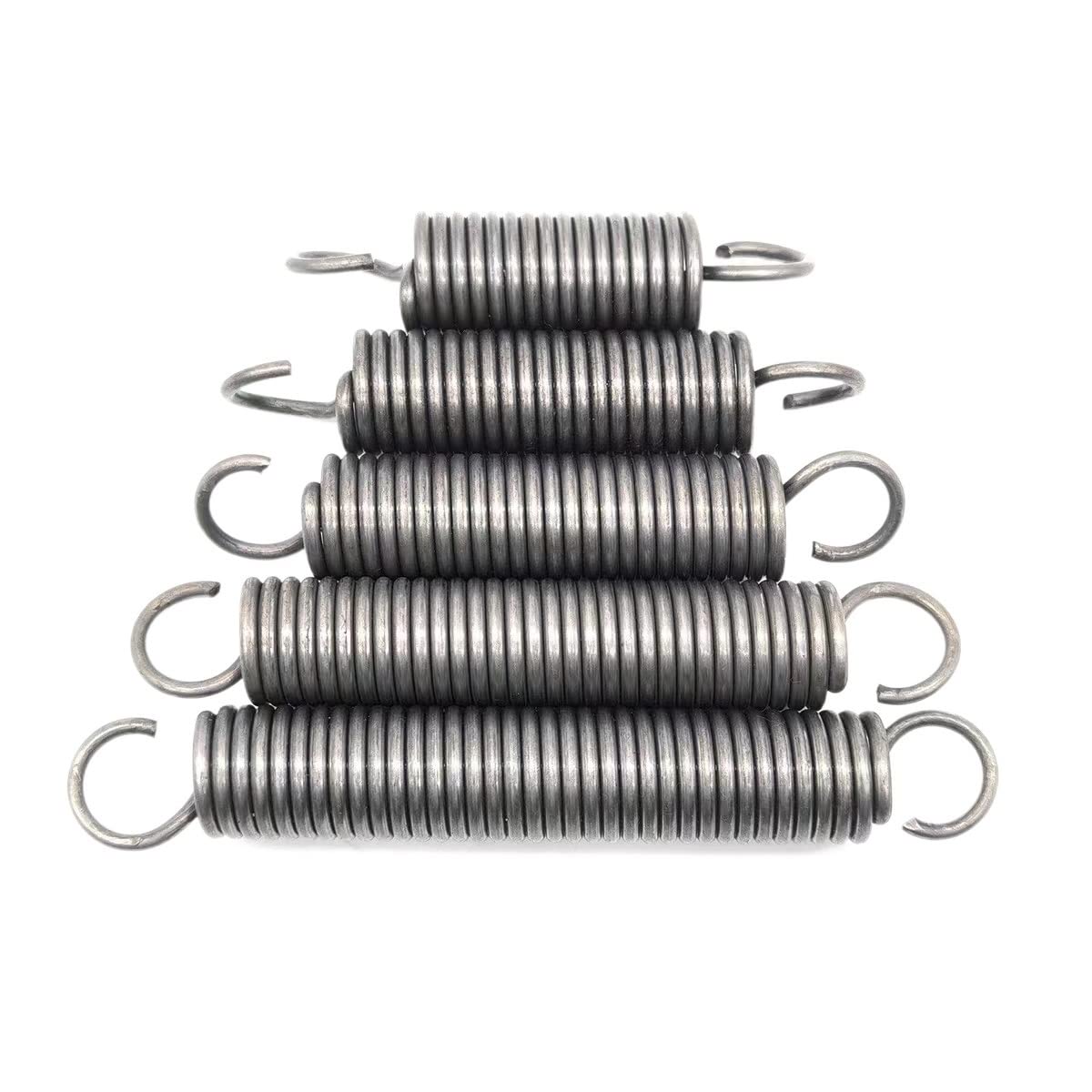 ACINRA Lbin-compression spring Diameter 1mm Outside Diameter 6mm 7mm 8mm Total Length 20mm 25mm 30mm 35mm 40mm 45mm 50mm 60mm Spring Steel Tension Spring Wire, 5pcs, Durable Multipurpose(1x8x40mm)