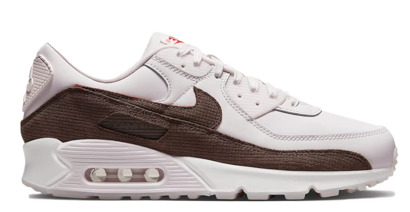 Nike Zapatos Air Max 90 Retro Laser Blue 2020 CJ6779-100 para hombre, Rosa perla/marrón barroco/rojo picante/marrón barroco, 44 EU