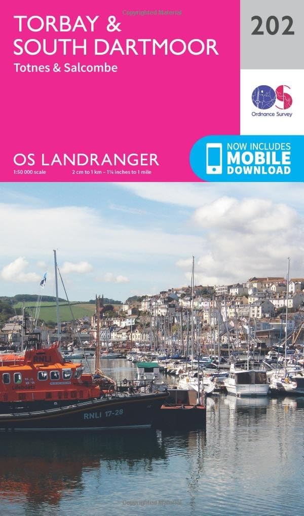 Torbay & South Dartmoor, Totnes & Salcombe (OS Landranger Map)