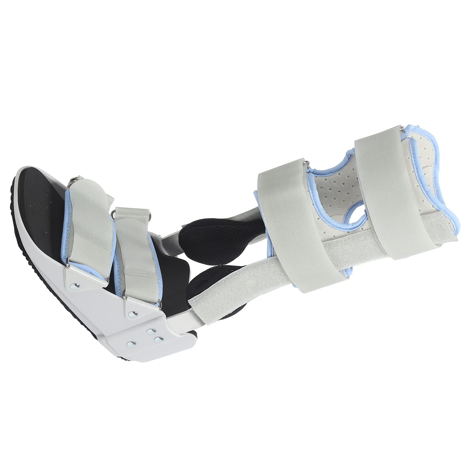 Haowecib Bota de Caminar ortopédica, Bota de Protección contra la Fractura de Tobillo Transpirable y Ajustable, férula de Caminar neumática Cómodo con Diseño de Punta Abierta para