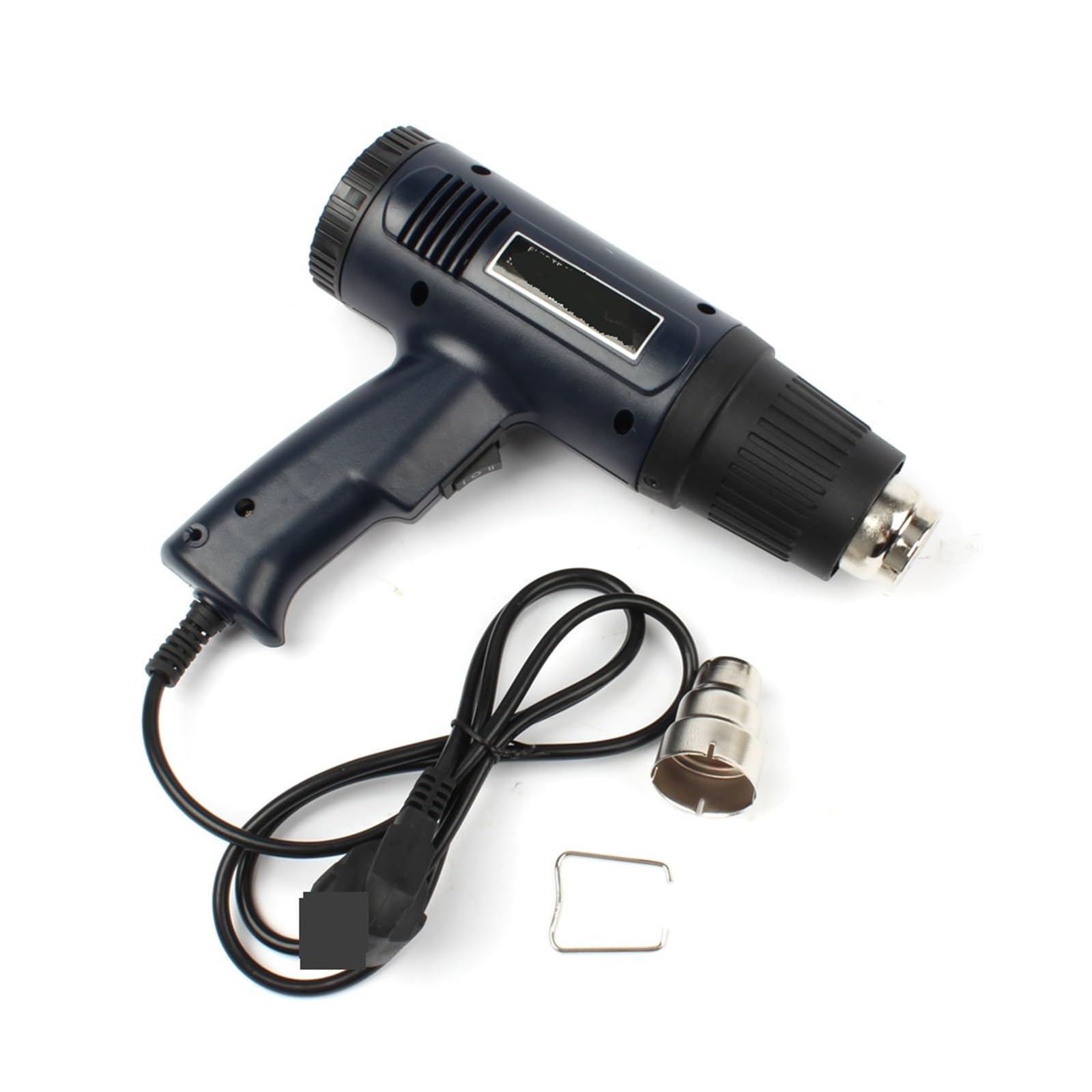 Pistola Termica Elettrica Ad Aria Calda 1500W Utensili Elettrici Regolabili Con Ugello In Metallo A Doppia Temperatura Colore Verde Blu Scuro Motore Ad Alte Prestazioni(Green)