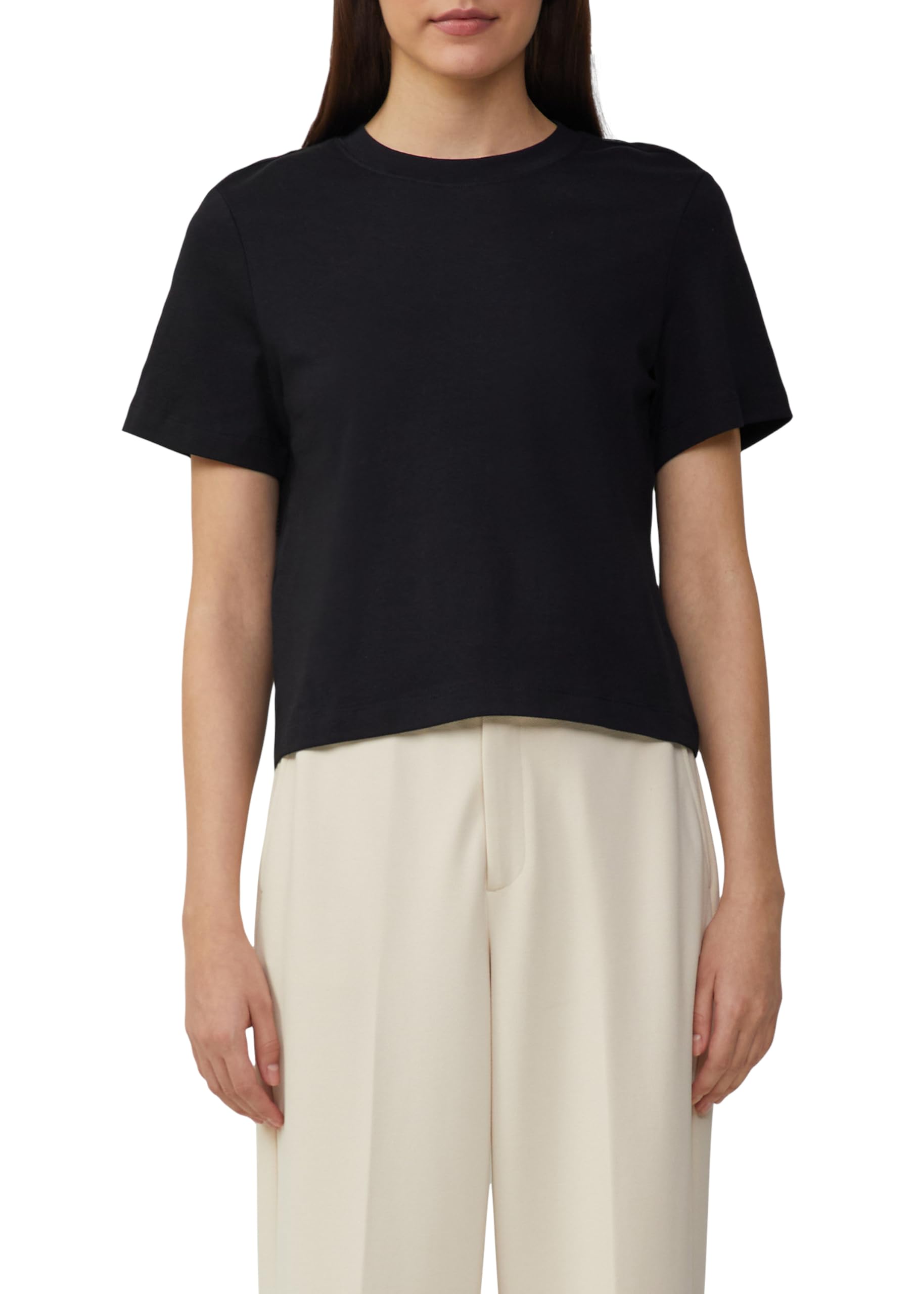 s.Oliver Cropped Interlock Jersey T-Shirt, 9999, 14