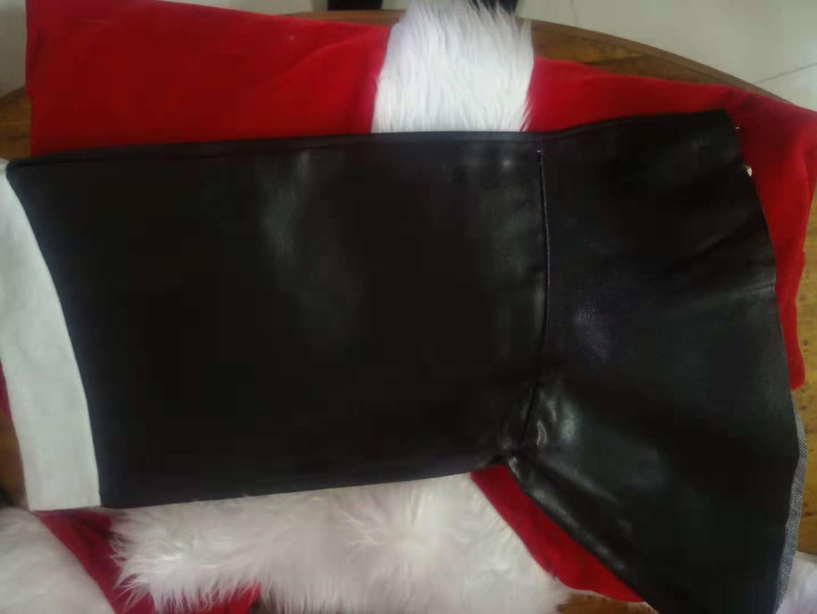 Disfraz De Papá Noel, para Hombre, Traje De Papá Noel Adulto, 7 Piezas, Traje Navideño Profesional De Talla Grande para Fiesta Navideña, Traje De Papá Noel De Lujo para Adulto