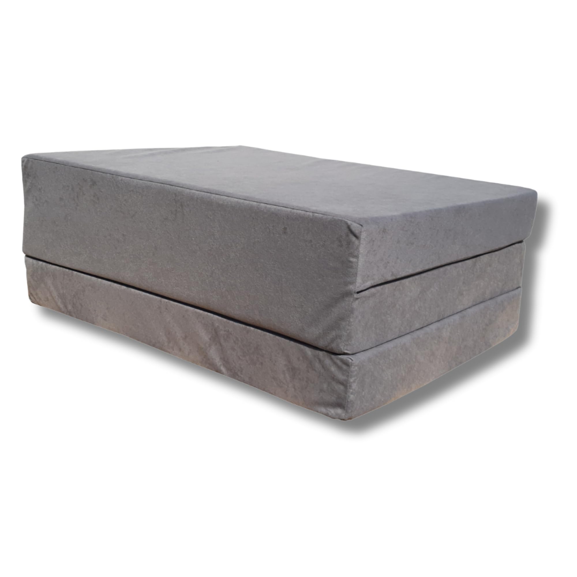 Materasso Pieghevole Natalia Spzoo 160x60x12 Cm - Schiuma Fredda, Fodera Lavabile, Poltrona Letto Per Ospiti